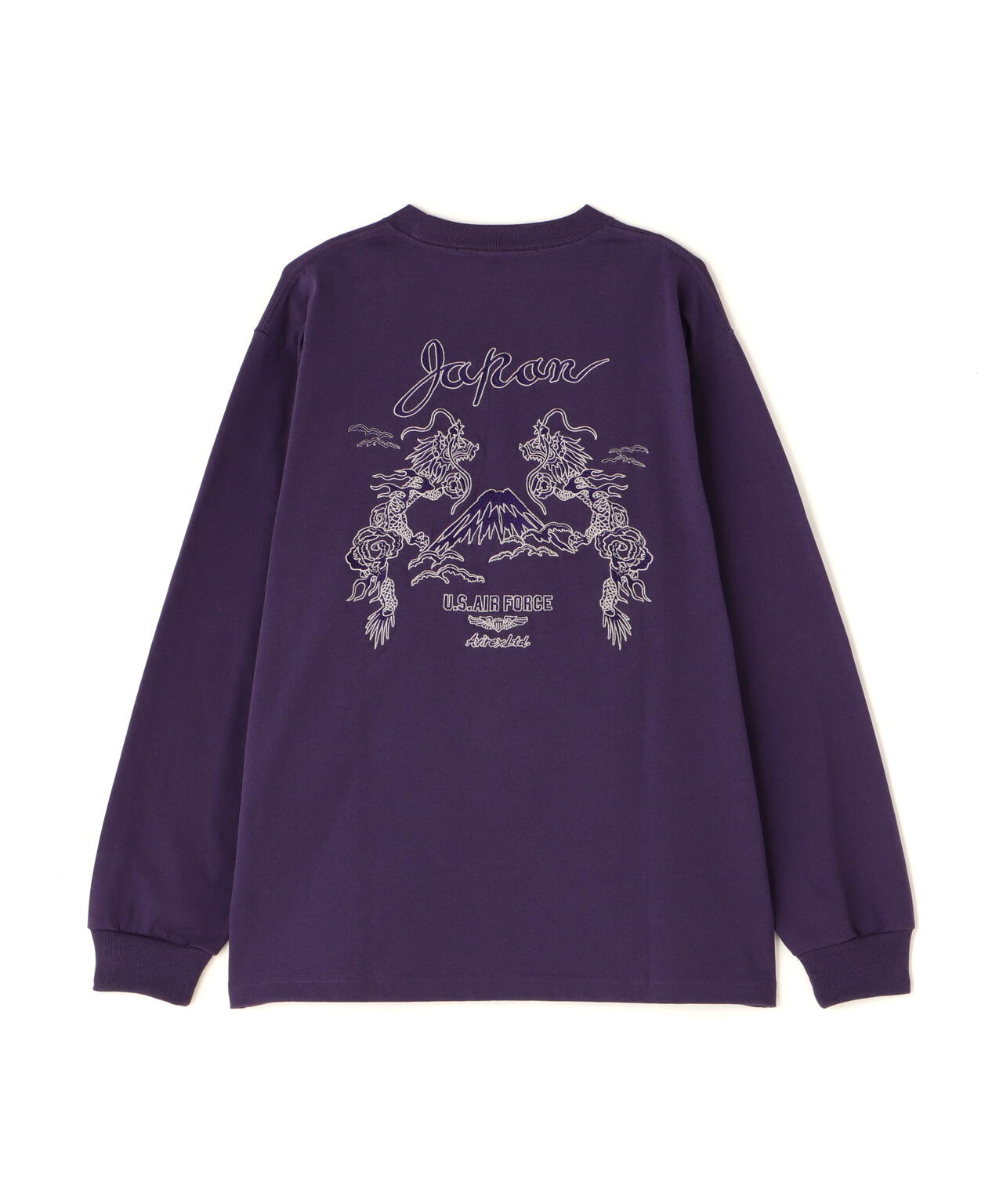 DOUBLE DRAGON SOUVENIR T-SHIRT / ダブルドラゴン スーベニア 長袖Tシャツ / AVIREX