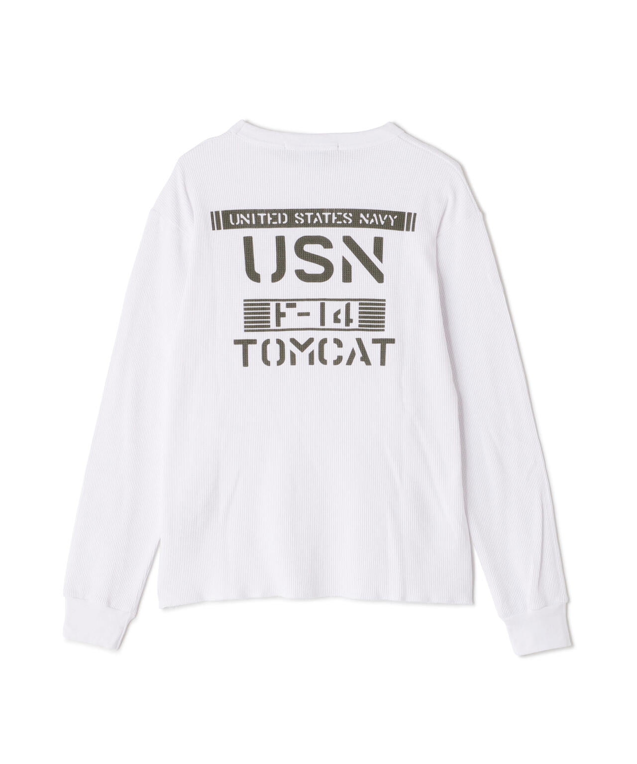 MINI WAFFLE T-SHIRT / ミニワッフル 長袖Tシャツ / AVIREX / アヴィレックス