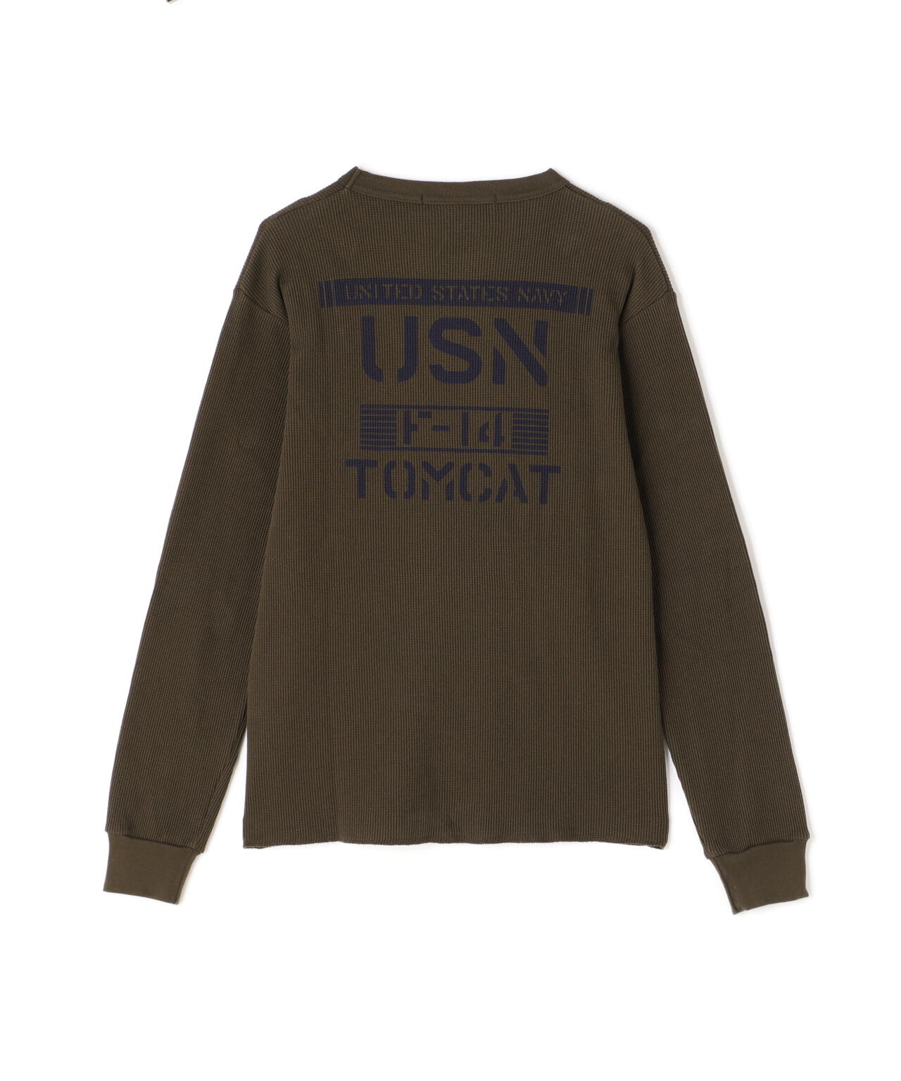 MINI WAFFLE T-SHIRT / ミニワッフル 長袖Tシャツ / AVIREX / アヴィレックス