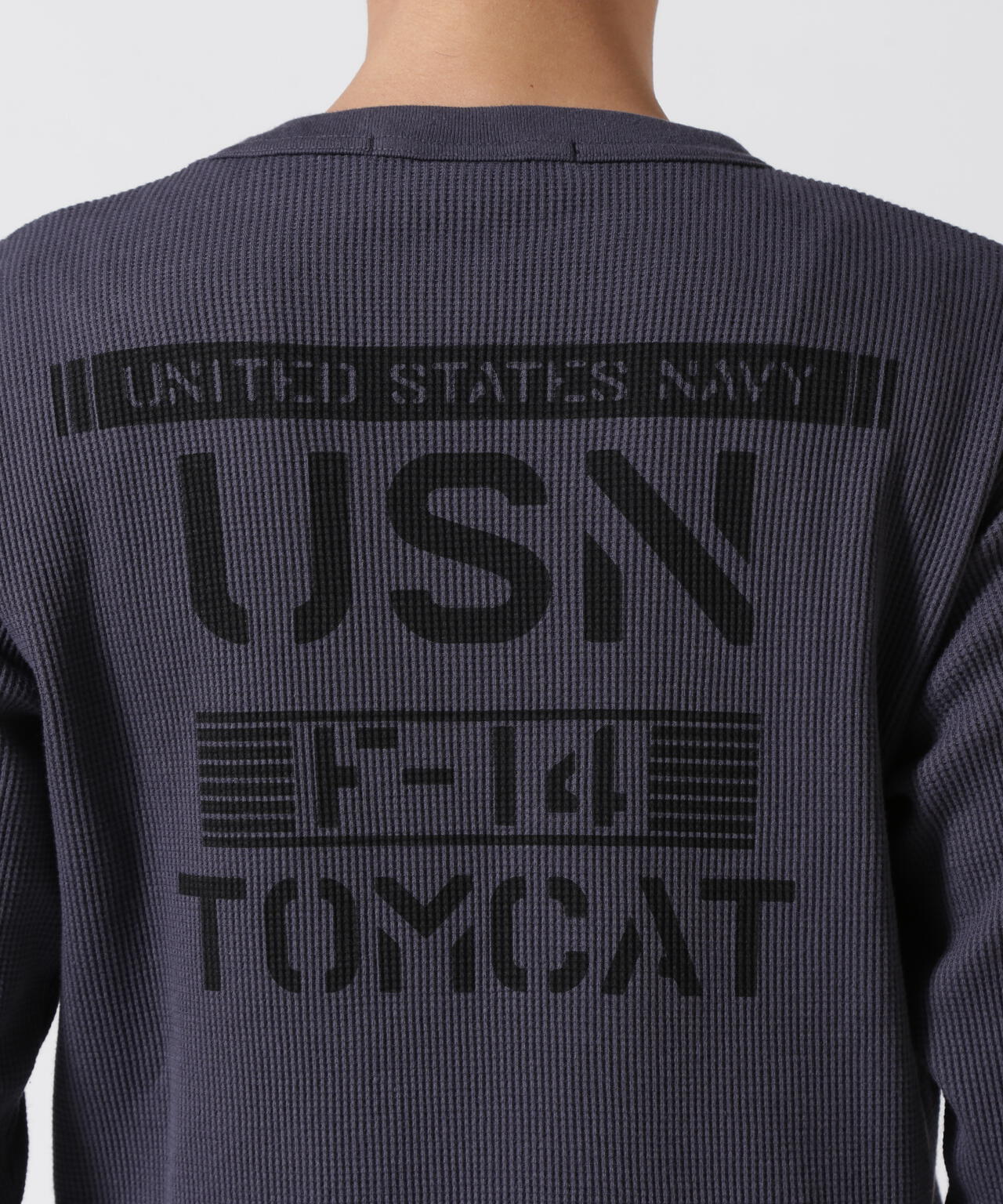 MINI WAFFLE T-SHIRT / ミニワッフル 長袖Tシャツ / AVIREX / アヴィレックス