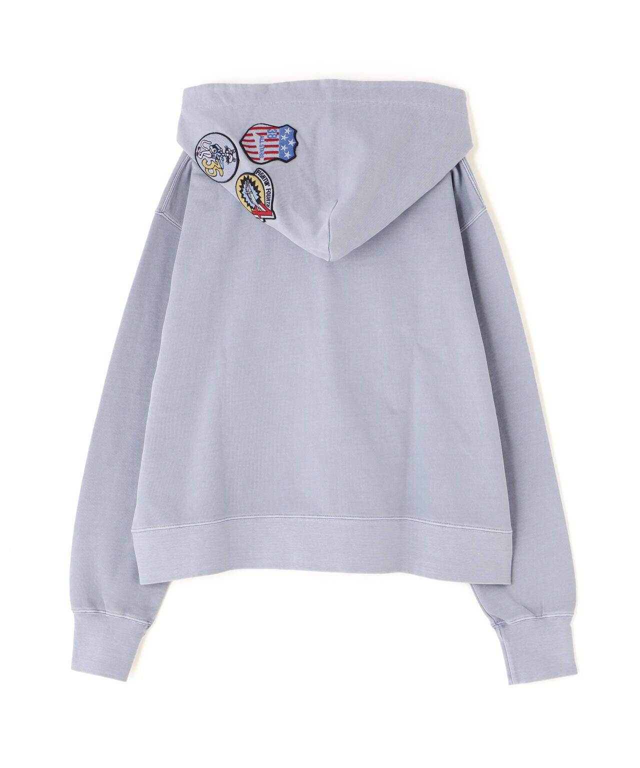 FADE WASH CADET PATCH H/Z HOOD/フェイドウォッシュ カデットパッチパーカー