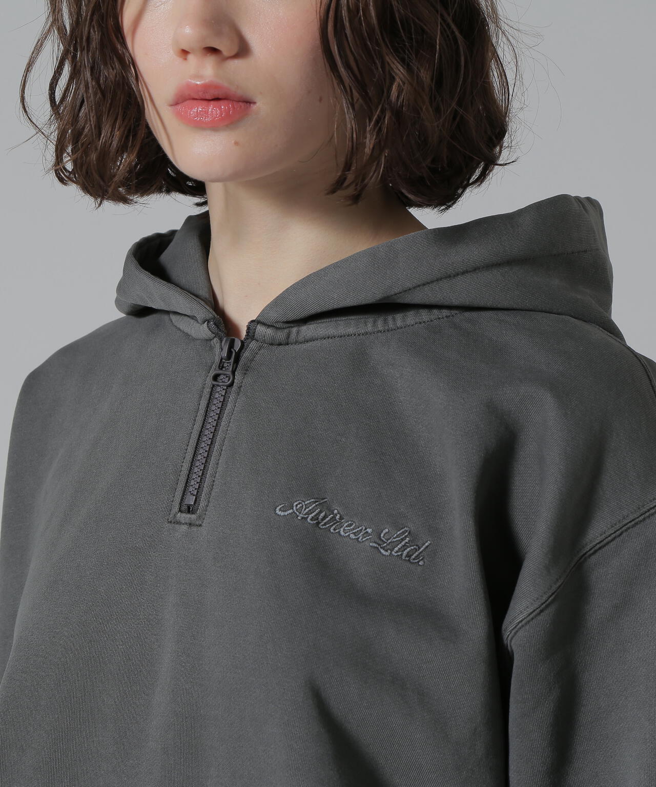 FADE WASH CADET PATCH H/Z HOOD/フェイドウォッシュ カデットパッチパーカー