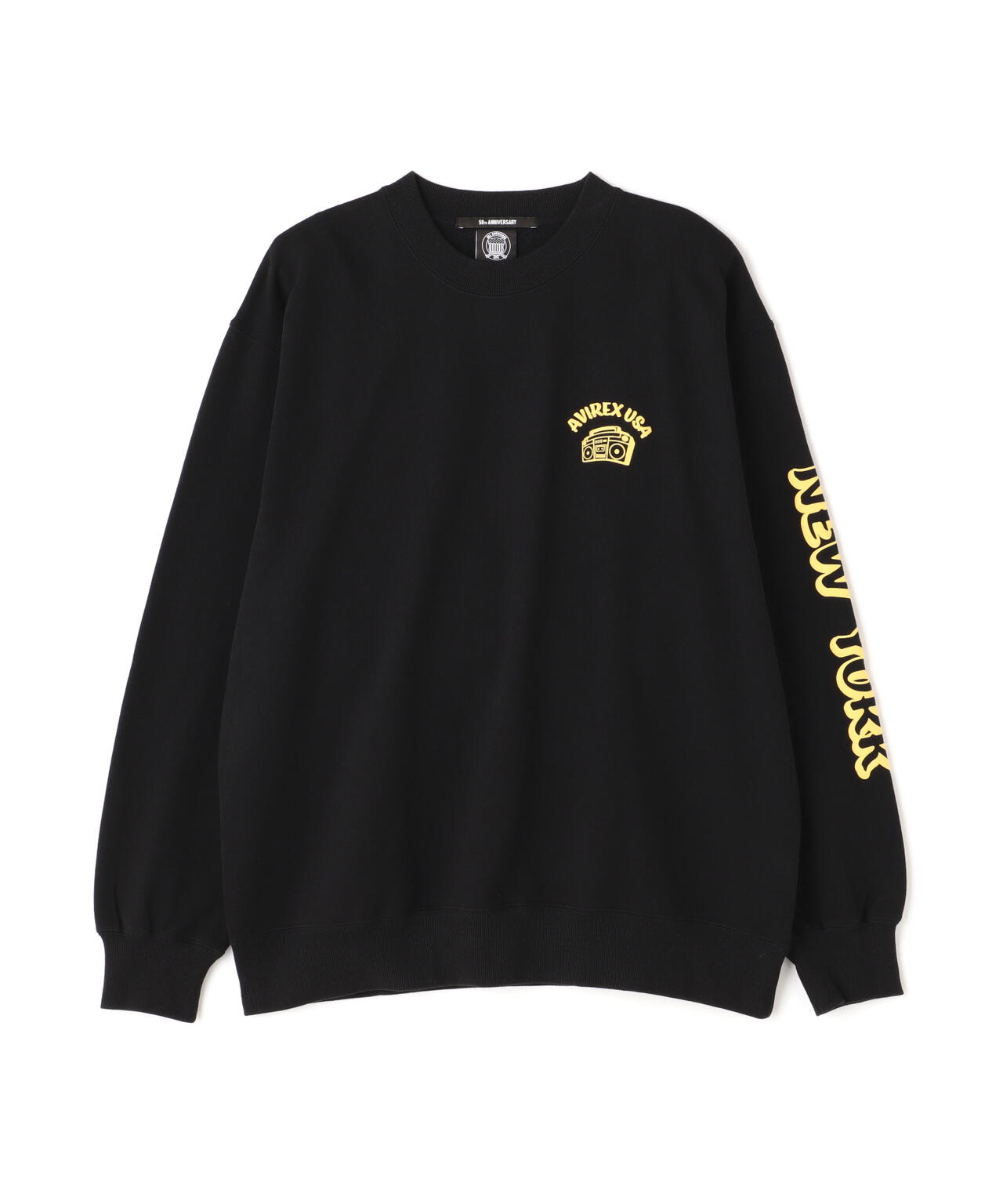 FOAMING CREW NECK SWEAT "AVIREX USA" / フォーミング クルーネックスウェット / AVIREX