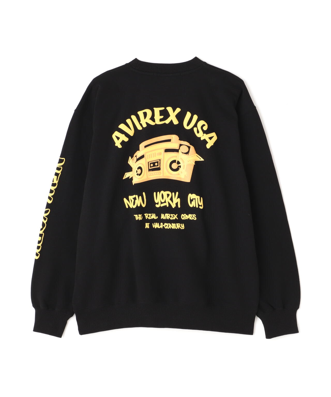 FOAMING CREW NECK SWEAT "AVIREX USA" / フォーミング クルーネックスウェット / AVIREX
