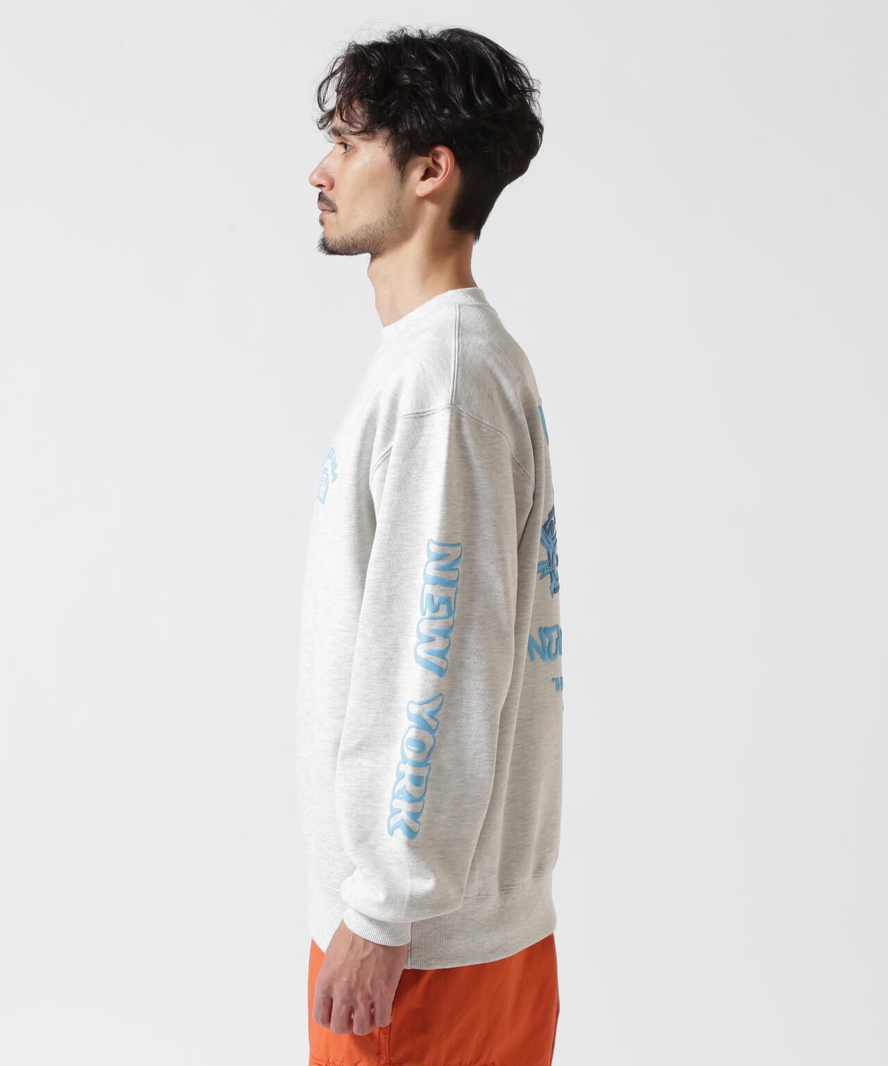 FOAMING CREW NECK SWEAT "AVIREX USA" / フォーミング クルーネックスウェット / AVIREX