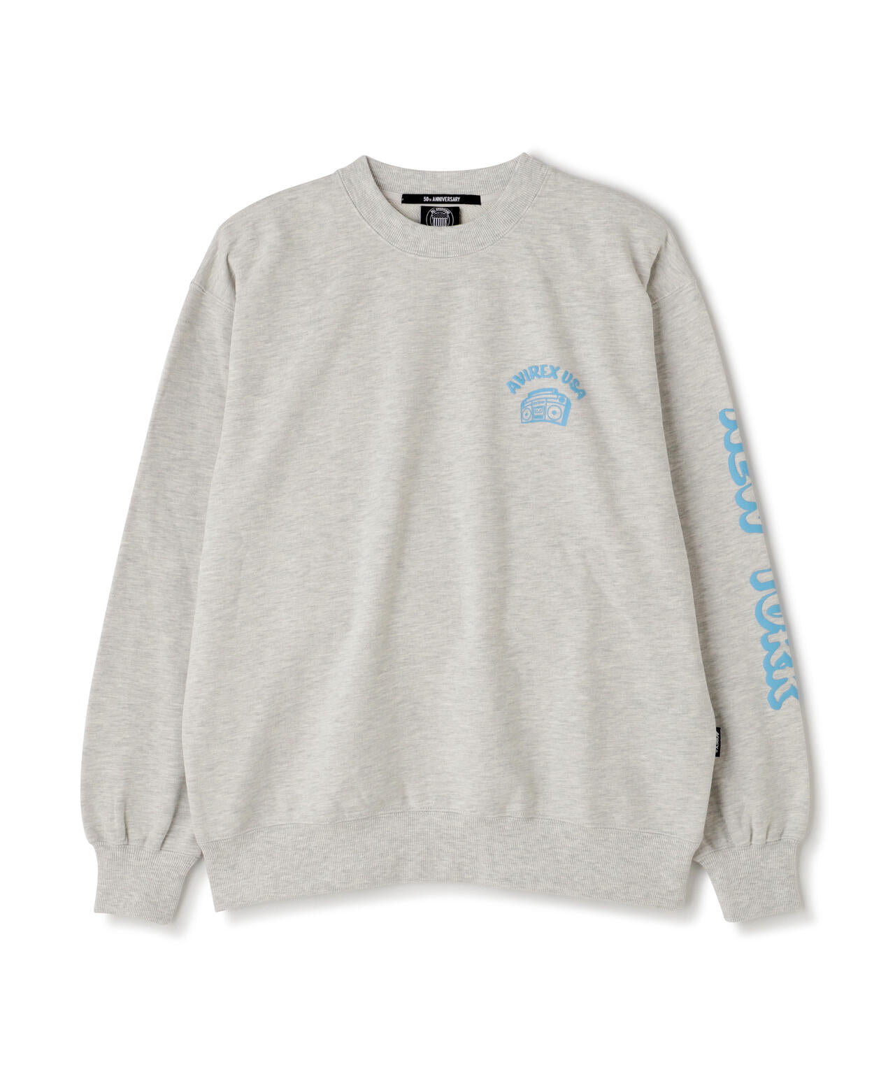 FOAMING CREW NECK SWEAT "AVIREX USA" / フォーミング クルーネックスウェット / AVIREX