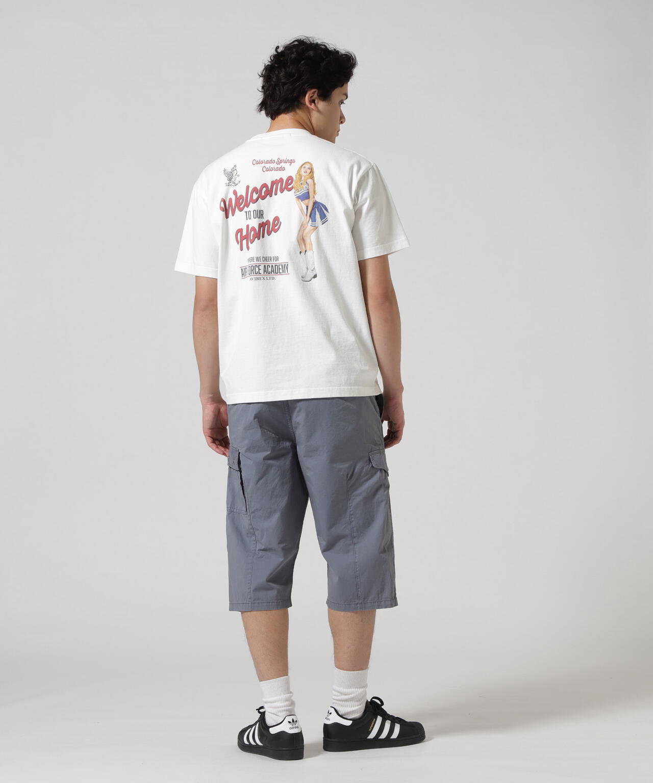 FADED CHEERLEADER T-SHIRT / フェイディド チアリーダー 半袖Tシャツ / AVIREX / アヴィレックス