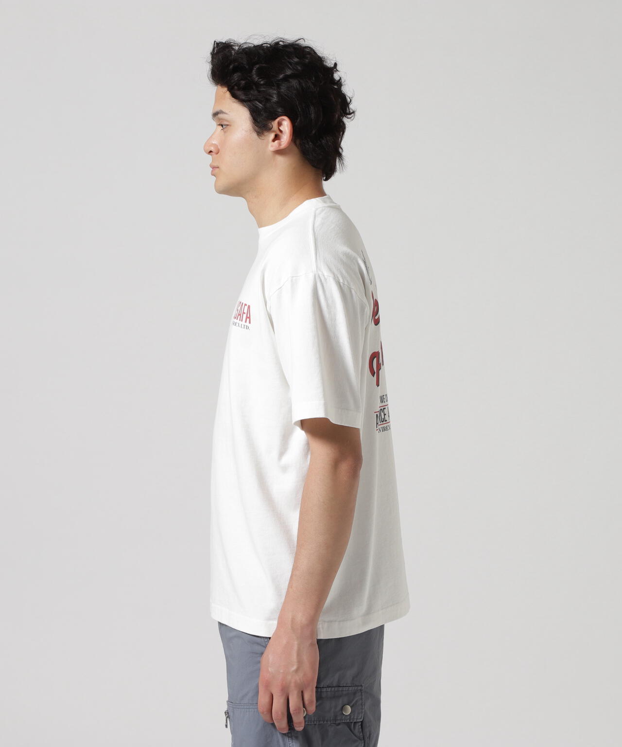 FADED CHEERLEADER T-SHIRT / フェイディド チアリーダー 半袖Tシャツ / AVIREX / アヴィレックス