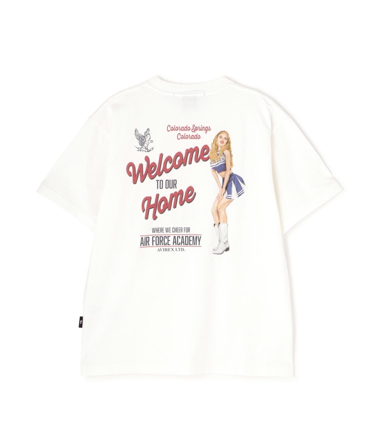 FADED CHEERLEADER T-SHIRT / フェイディド チアリーダー 半袖Tシャツ / AVIREX / アヴィレックス