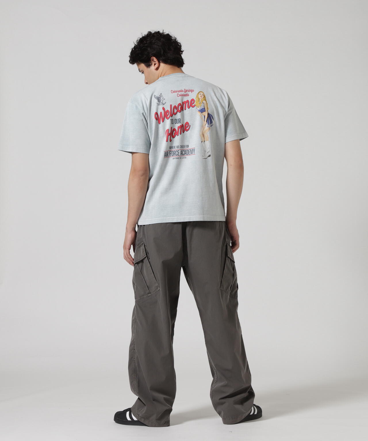 FADED CHEERLEADER T-SHIRT / フェイディド チアリーダー 半袖Tシャツ / AVIREX / アヴィレックス