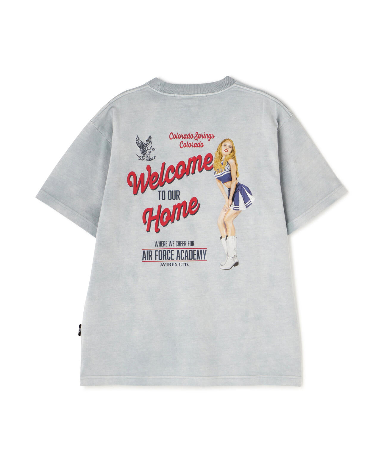 FADED CHEERLEADER T-SHIRT / フェイディド チアリーダー 半袖Tシャツ / AVIREX / アヴィレックス