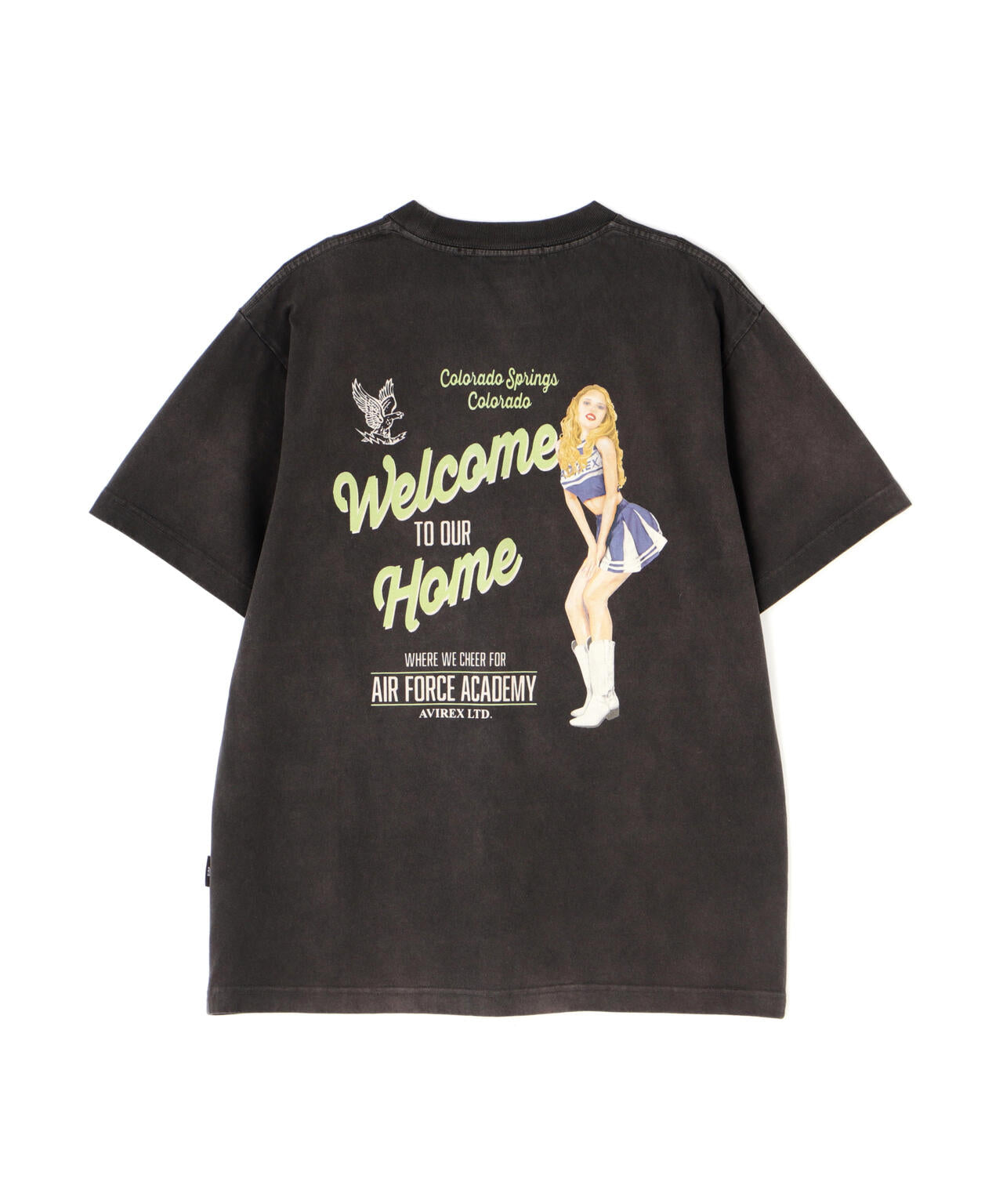 FADED CHEERLEADER T-SHIRT / フェイディド チアリーダー 半袖Tシャツ / AVIREX / アヴィレックス