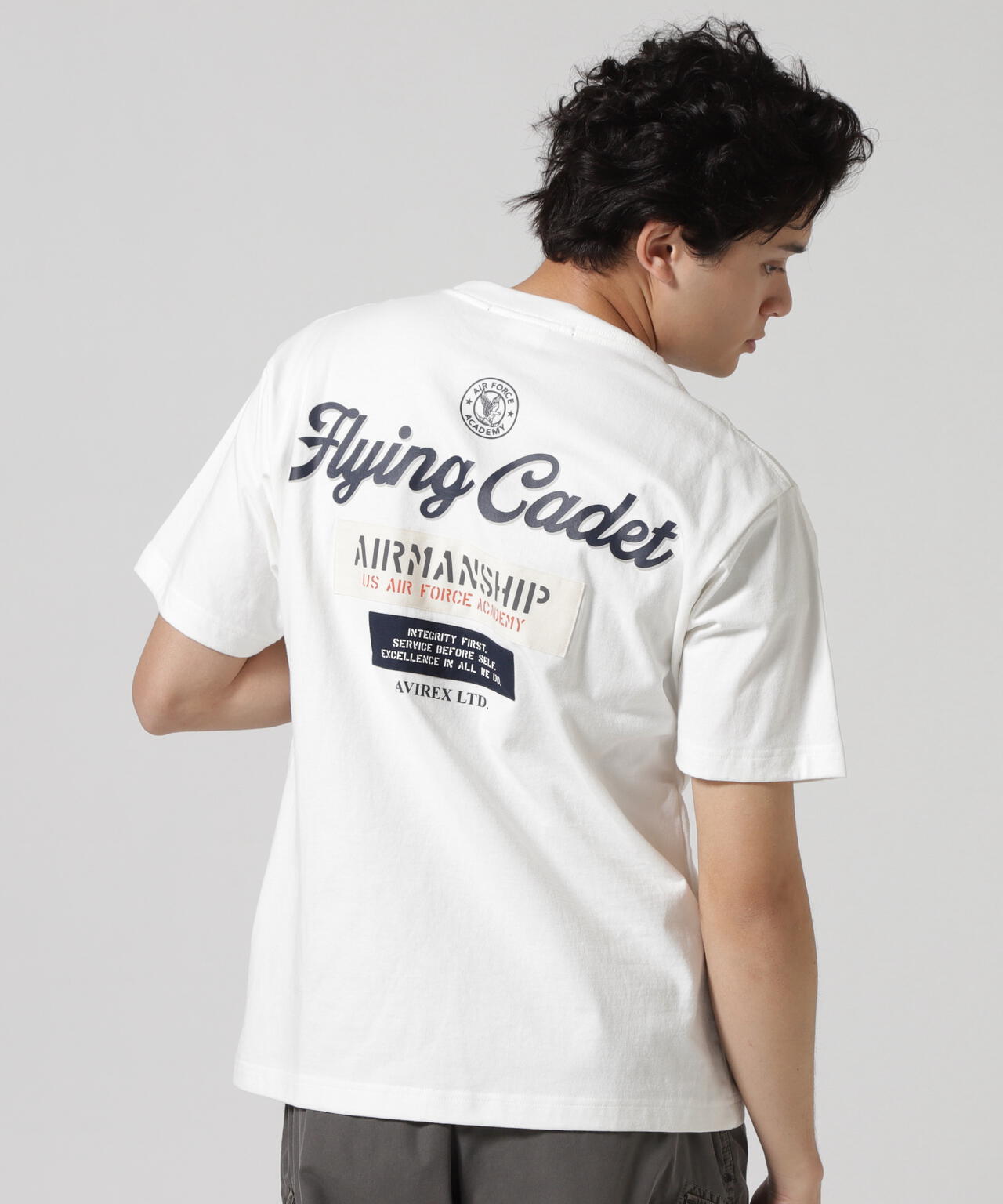 CADET PATCH T-SHIRT / カデット パッチ 半袖Tシャツ / AVIREX / アヴィレックス