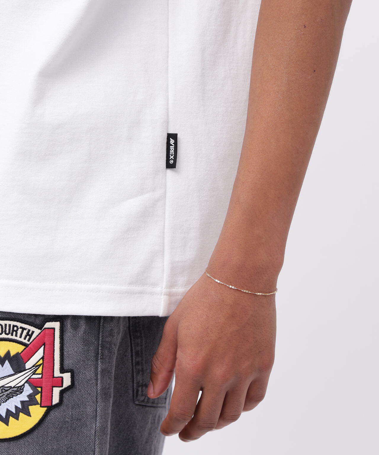 USAFA SQUADRONS EMBROIDERY T-SHIRT / 刺繍 半袖Tシャツ / AVIREX / アヴィレックス