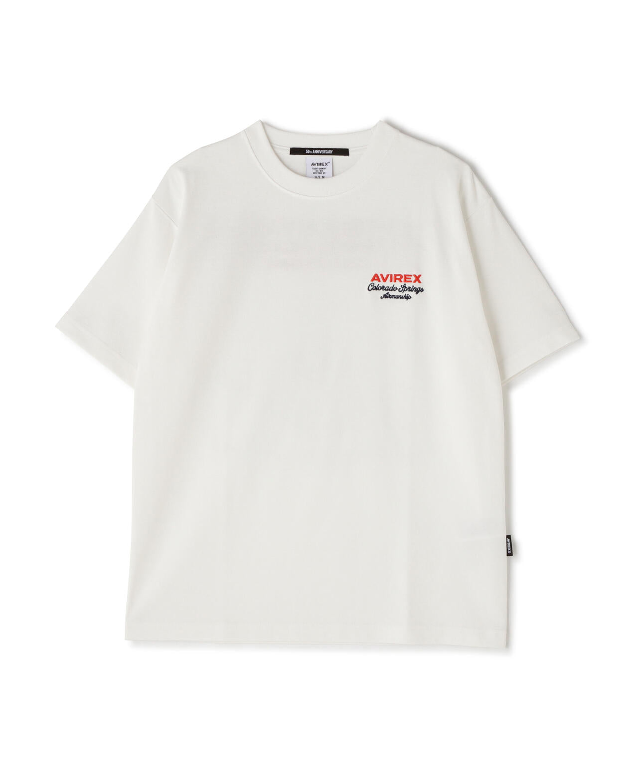 USAFA SQUADRONS EMBROIDERY T-SHIRT / 刺繍 半袖Tシャツ / AVIREX / アヴィレックス