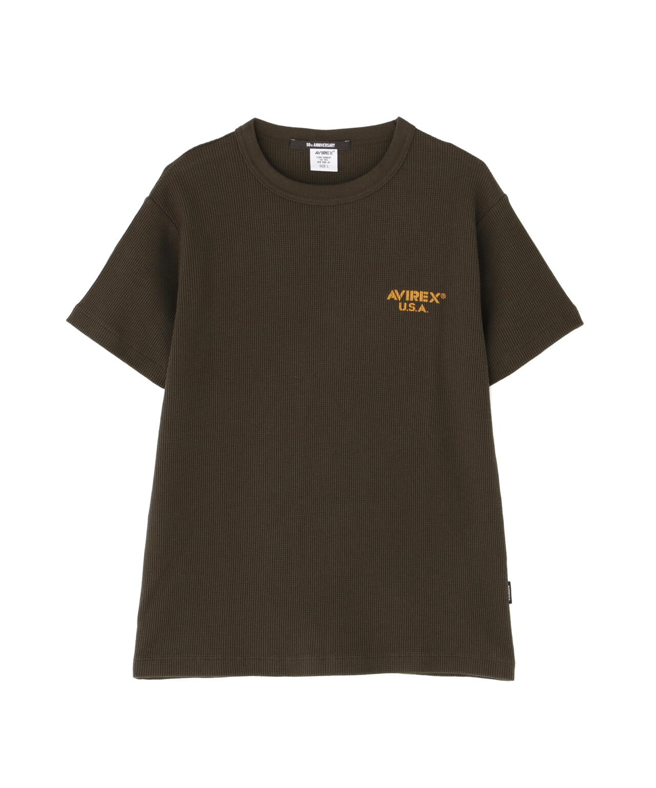 MINI WAFFLE T-SHIRT / ミニワッフル 半袖Tシャツ / AVIREX / アヴィレックス