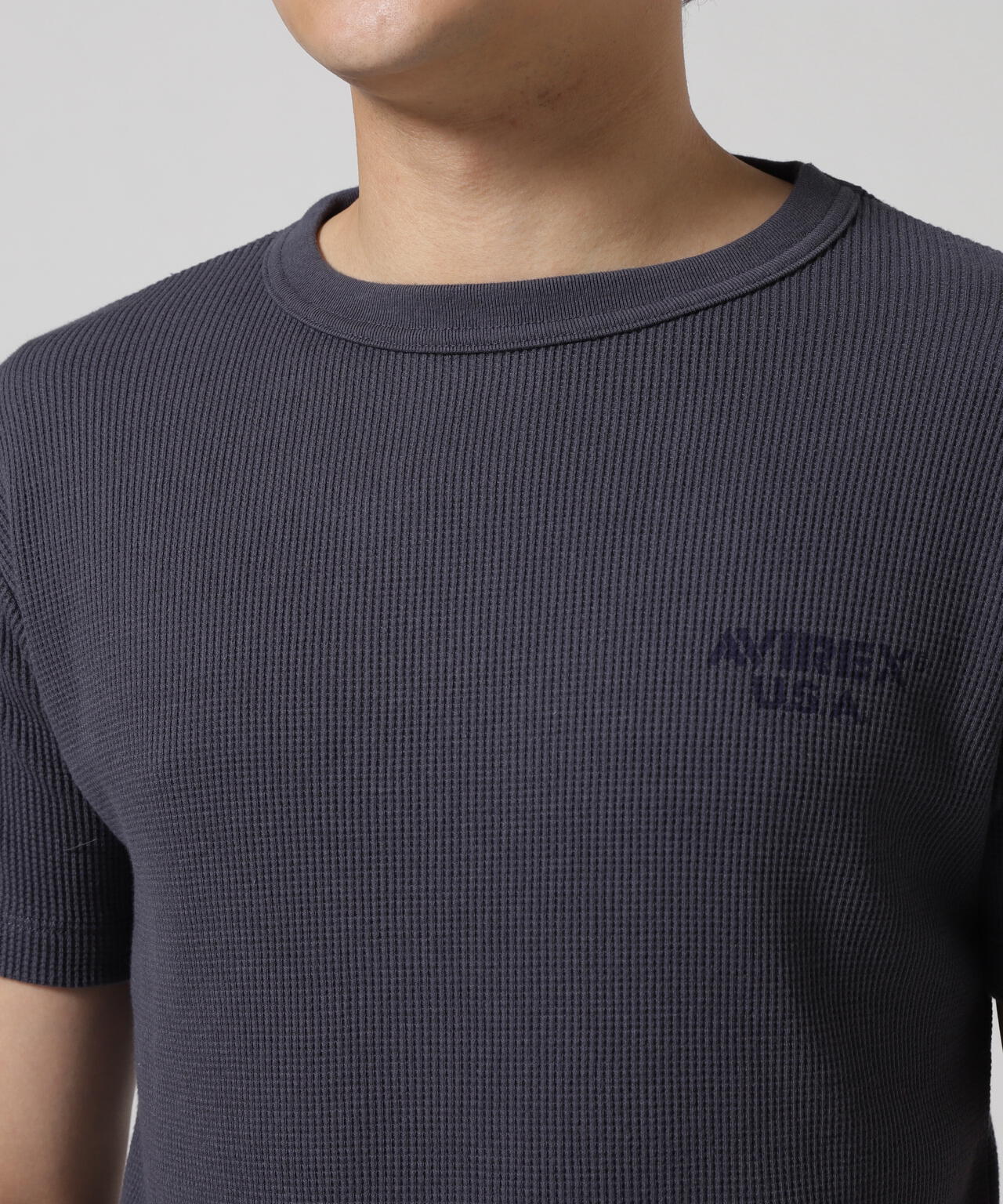 MINI WAFFLE T-SHIRT / ミニワッフル 半袖Tシャツ / AVIREX / アヴィレックス