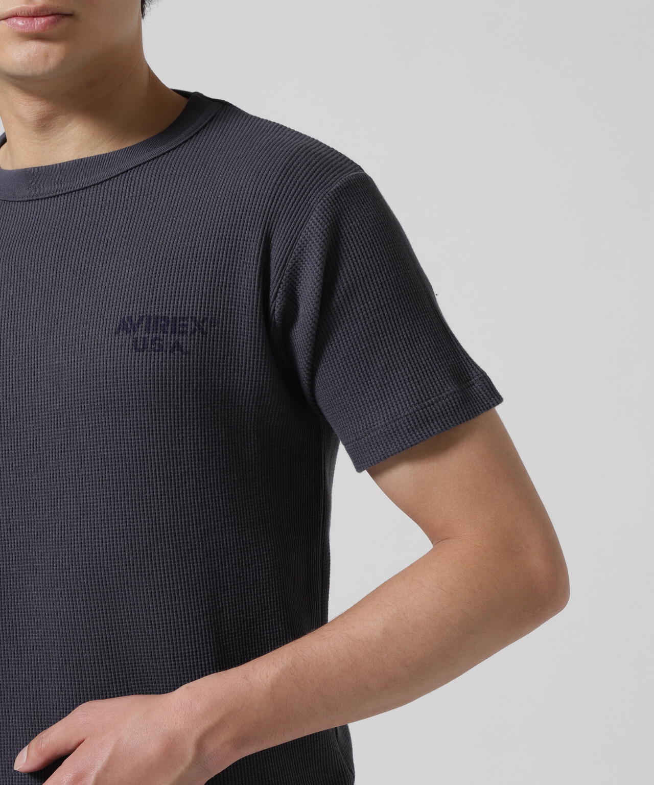 MINI WAFFLE T-SHIRT / ミニワッフル 半袖Tシャツ / AVIREX / アヴィレックス