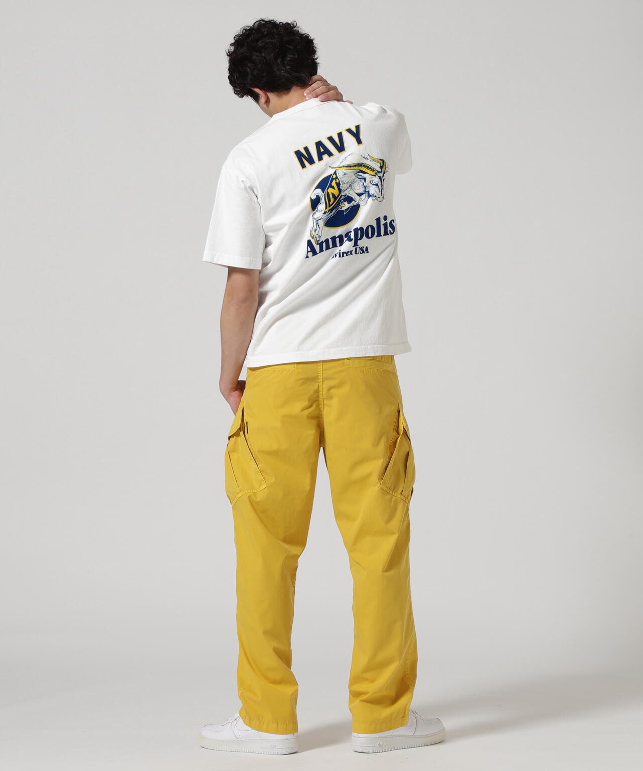 MIL. ACADEMY T-SHIRT "US.NAVY" / ミリタリーアカデミー 半袖Tシャツ / AVIREX / アヴィレックス