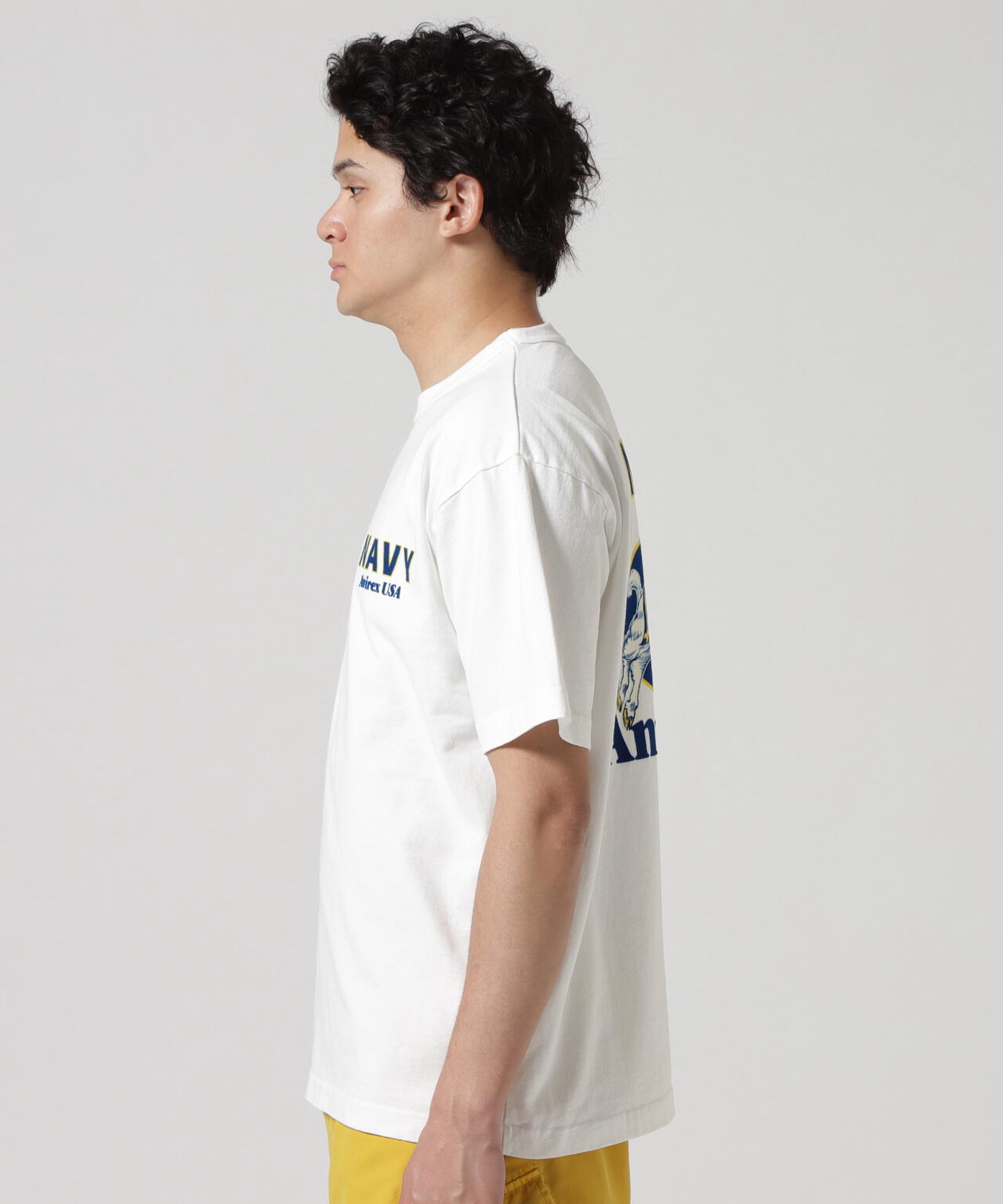 MIL. ACADEMY T-SHIRT "US.NAVY" / ミリタリーアカデミー 半袖Tシャツ / AVIREX / アヴィレックス