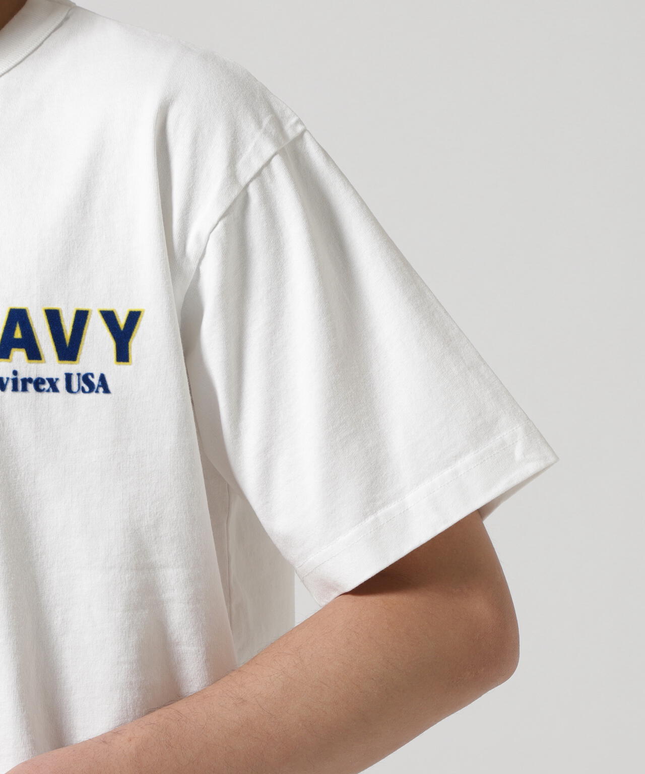 MIL. ACADEMY T-SHIRT "US.NAVY" / ミリタリーアカデミー 半袖Tシャツ / AVIREX / アヴィレックス