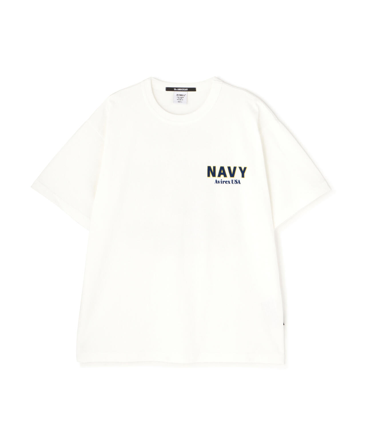 MIL. ACADEMY T-SHIRT "US.NAVY" / ミリタリーアカデミー 半袖Tシャツ / AVIREX / アヴィレックス