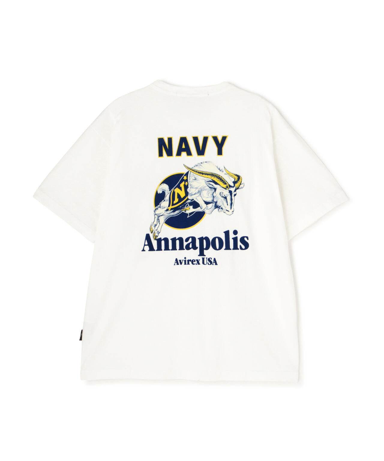 MIL. ACADEMY T-SHIRT "US.NAVY" / ミリタリーアカデミー 半袖Tシャツ / AVIREX / アヴィレックス