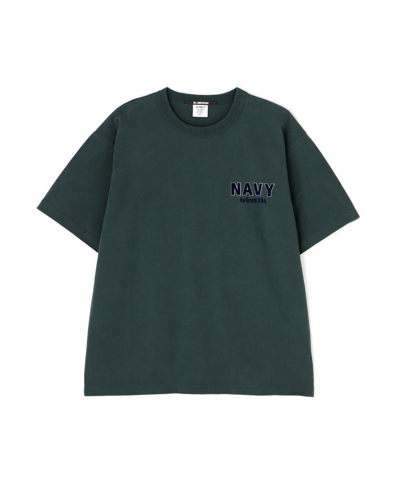MIL. ACADEMY T-SHIRT "US.NAVY" / ミリタリーアカデミー 半袖Tシャツ / AVIREX / アヴィレックス