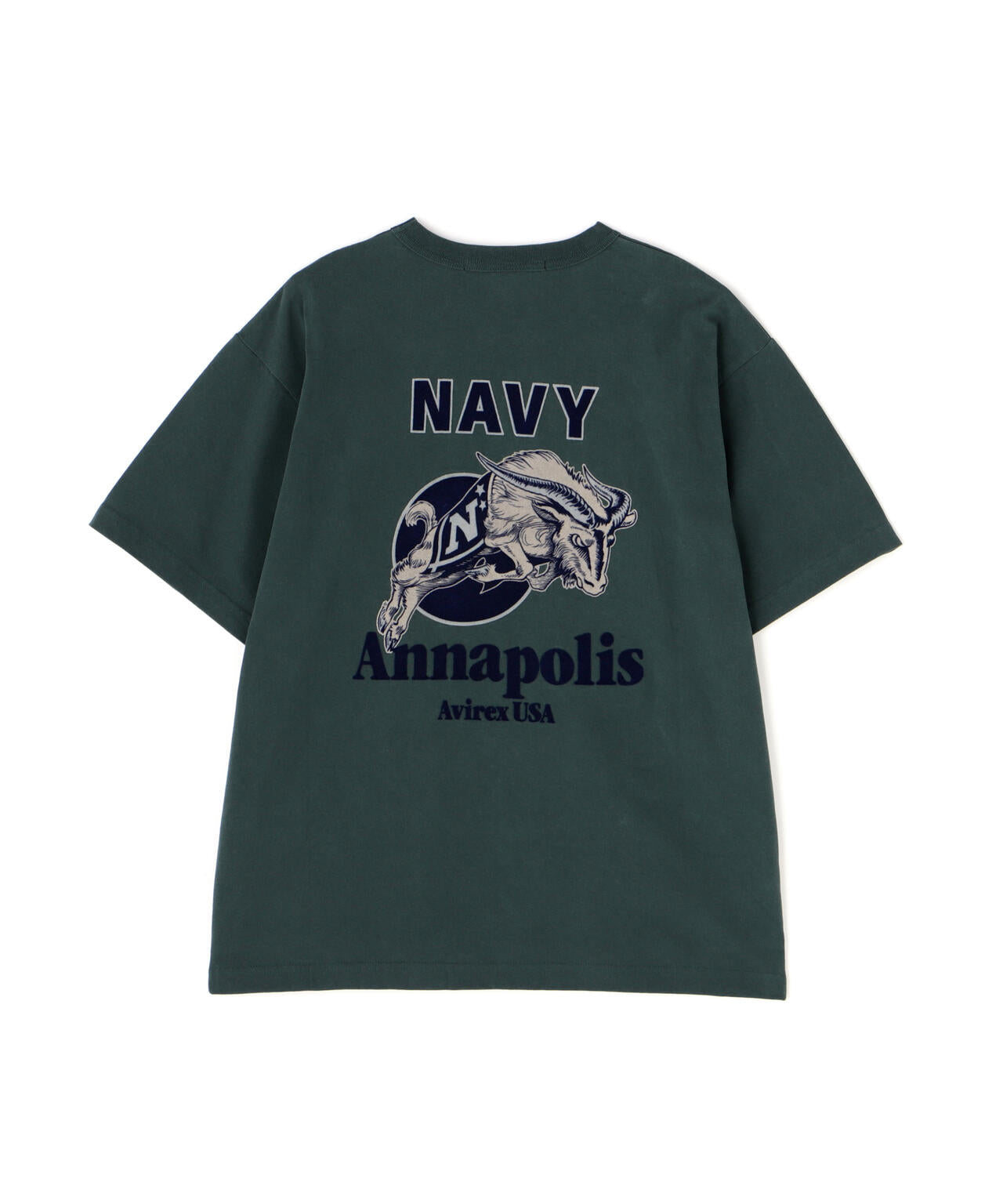 MIL. ACADEMY T-SHIRT "US.NAVY" / ミリタリーアカデミー 半袖Tシャツ / AVIREX / アヴィレックス