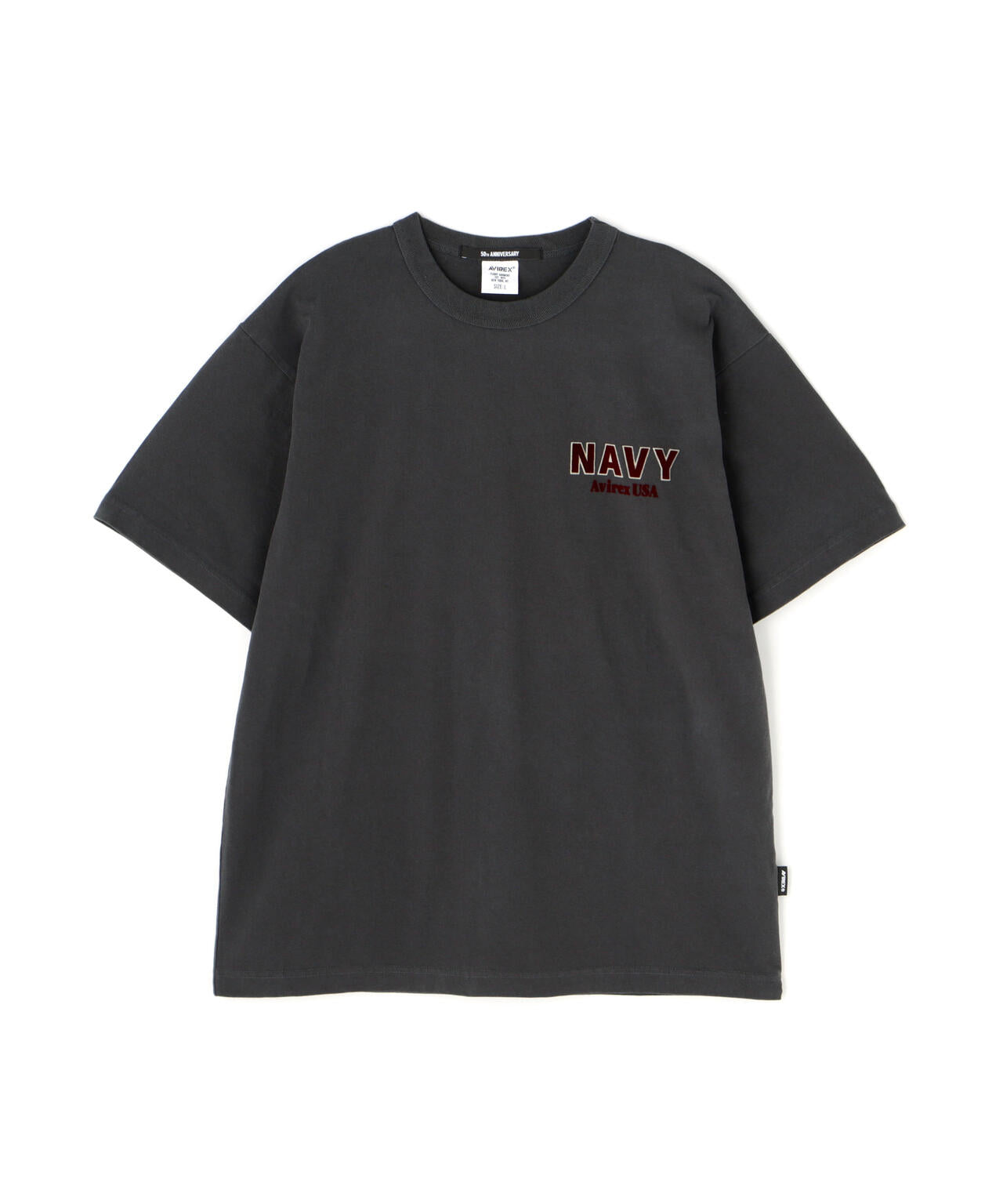 MIL. ACADEMY T-SHIRT "US.NAVY" / ミリタリーアカデミー 半袖Tシャツ / AVIREX / アヴィレックス