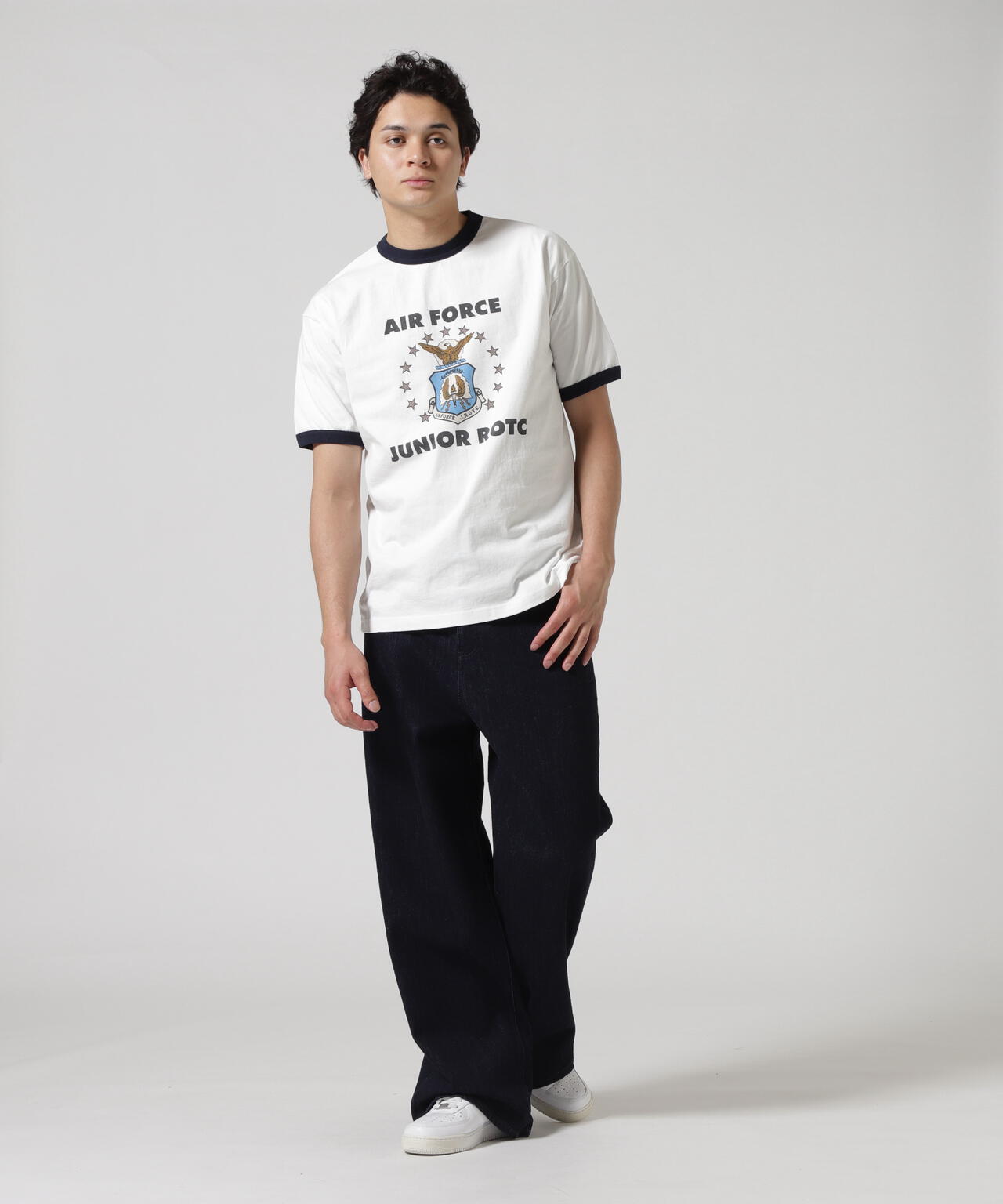MIL. ACADEMY T-SHIRT "AF.JR" / ミリタリーアカデミー 半袖Tシャツ / AVIREX / アヴィレックス