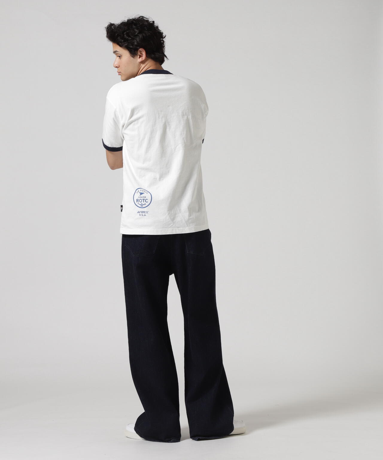 MIL. ACADEMY T-SHIRT "AF.JR" / ミリタリーアカデミー 半袖Tシャツ / AVIREX / アヴィレックス