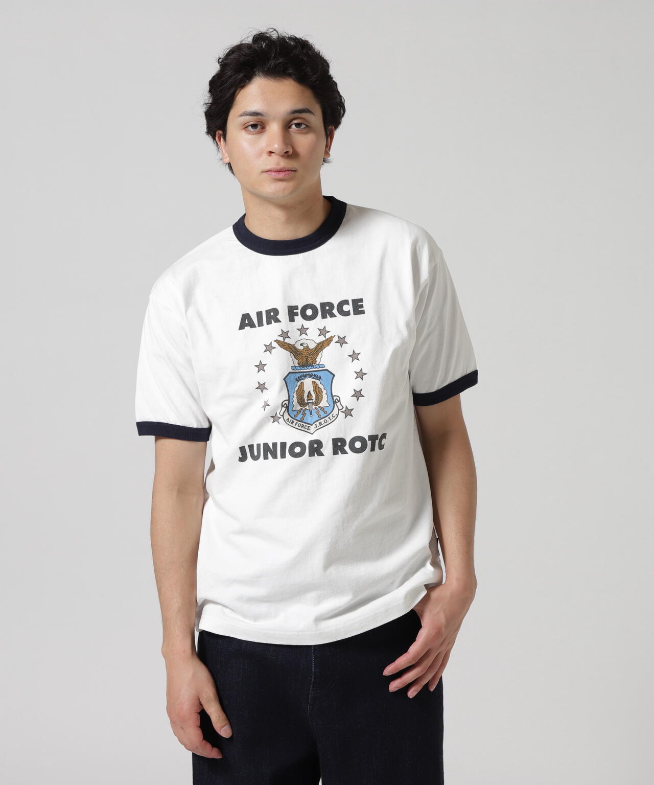 MIL. ACADEMY T-SHIRT "AF.JR" / ミリタリーアカデミー 半袖Tシャツ / AVIREX / アヴィレックス