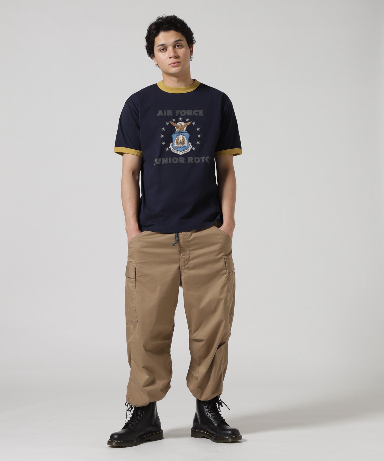 MIL. ACADEMY T-SHIRT "AF.JR" / ミリタリーアカデミー 半袖Tシャツ / AVIREX / アヴィレックス