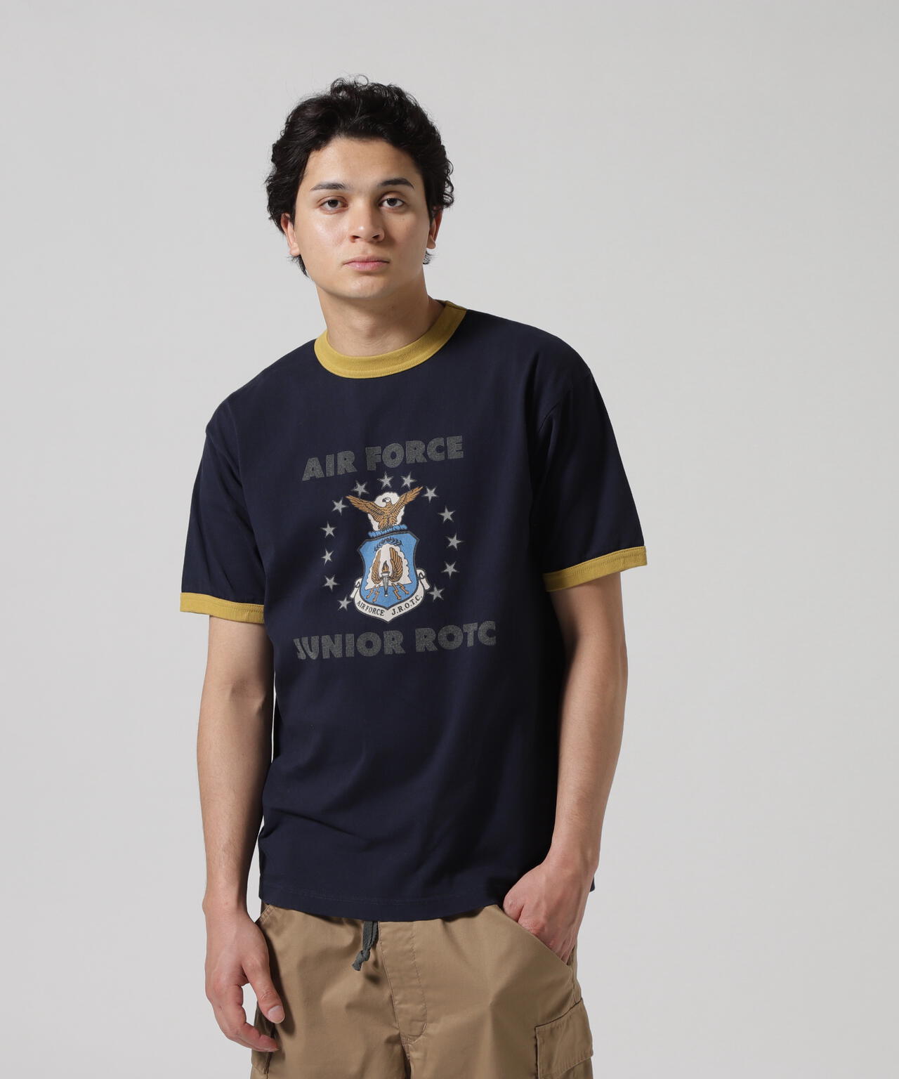 MIL. ACADEMY T-SHIRT "AF.JR" / ミリタリーアカデミー 半袖Tシャツ / AVIREX / アヴィレックス