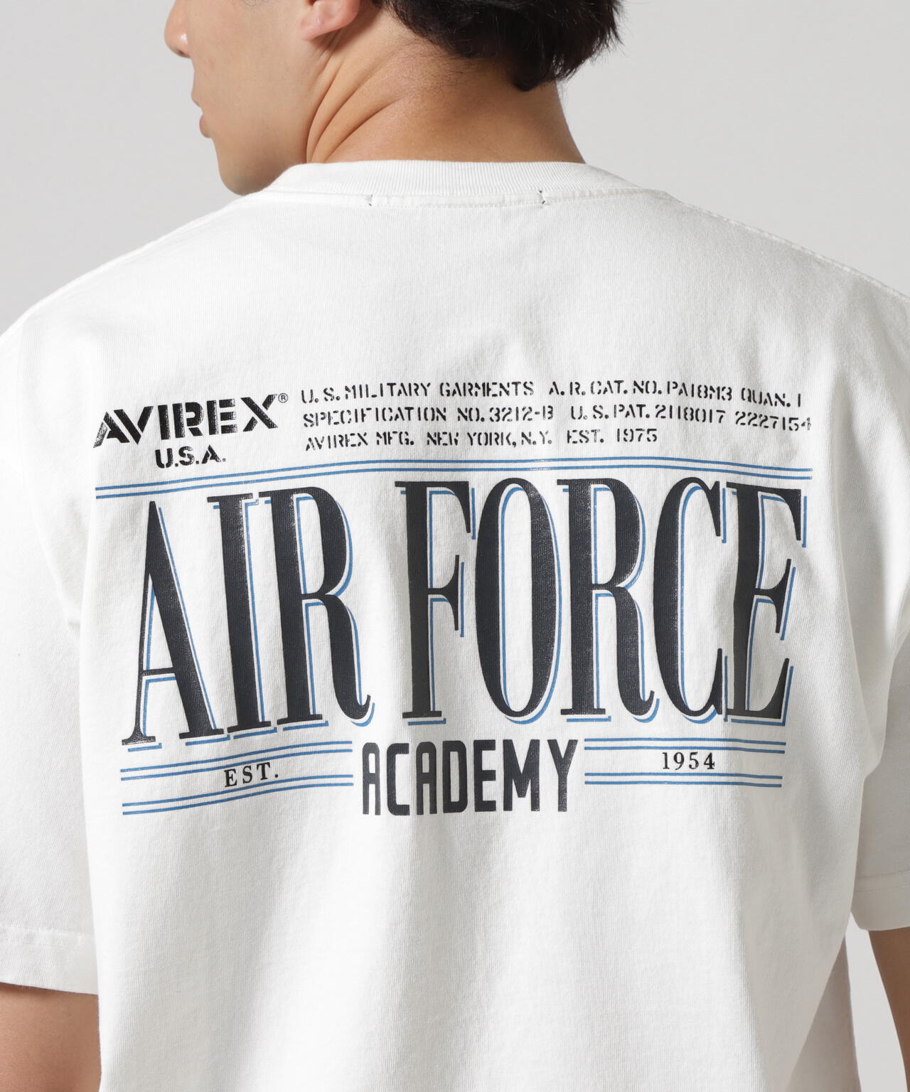 MIL. ACADEMY T-SHIRT "1954" / ミリタリーアカデミー 半袖Tシャツ / AVIREX / アヴィレックス