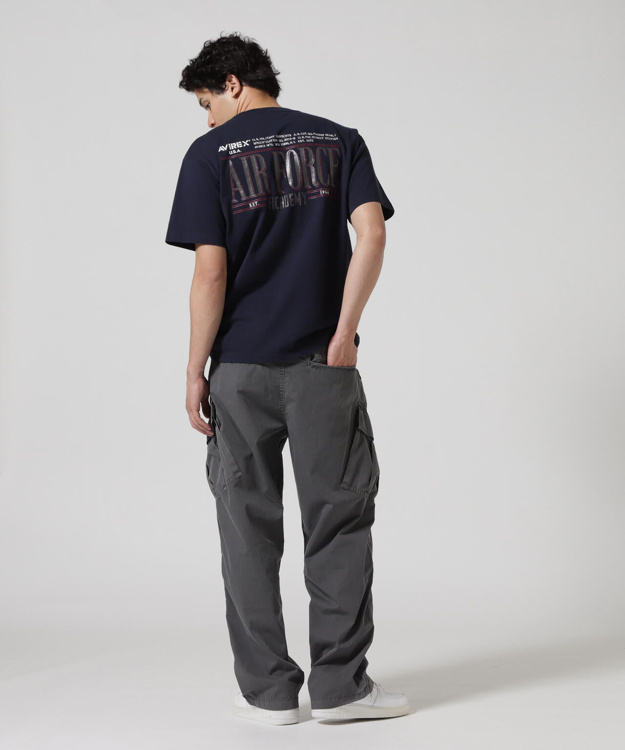 MIL. ACADEMY T-SHIRT "1954" / ミリタリーアカデミー 半袖Tシャツ / AVIREX / アヴィレックス