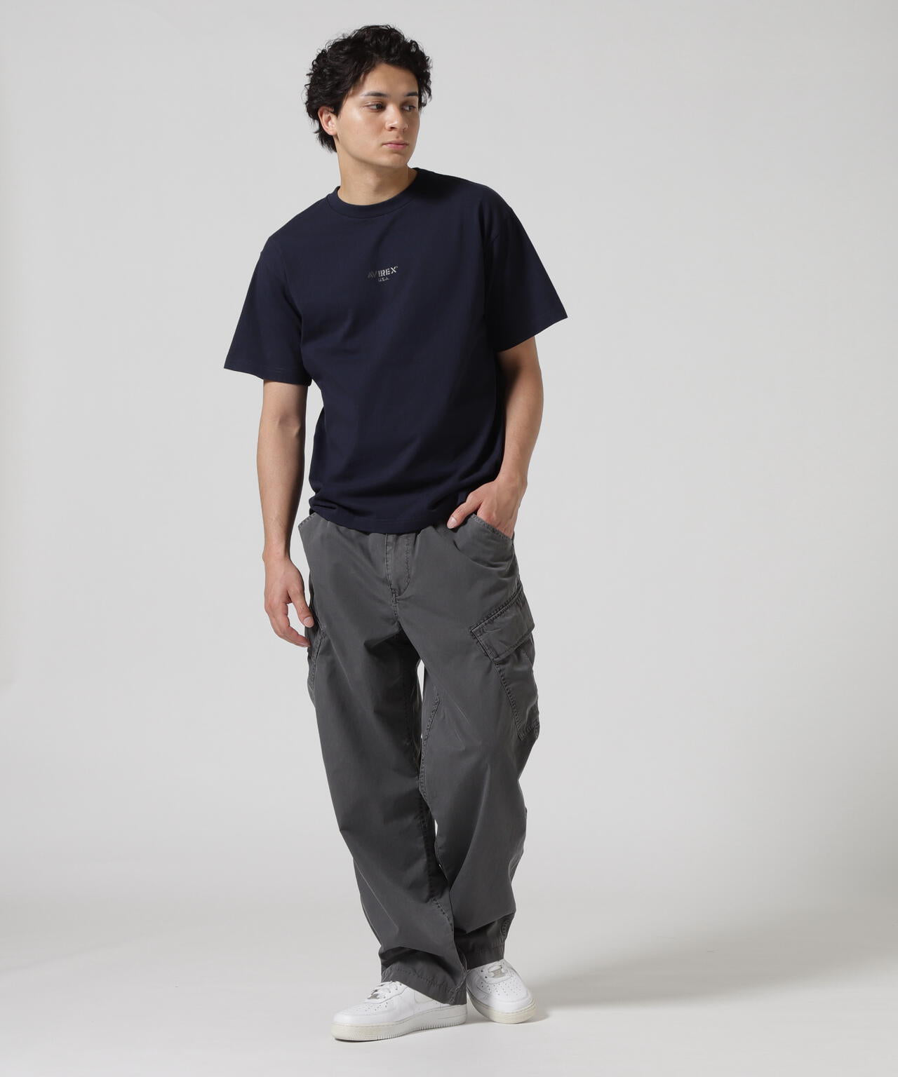 MIL. ACADEMY T-SHIRT "1954" / ミリタリーアカデミー 半袖Tシャツ / AVIREX / アヴィレックス
