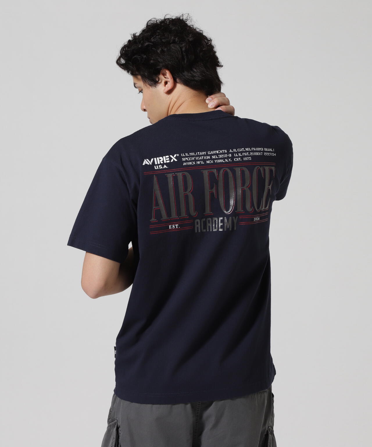 MIL. ACADEMY T-SHIRT "1954" / ミリタリーアカデミー 半袖Tシャツ / AVIREX / アヴィレックス