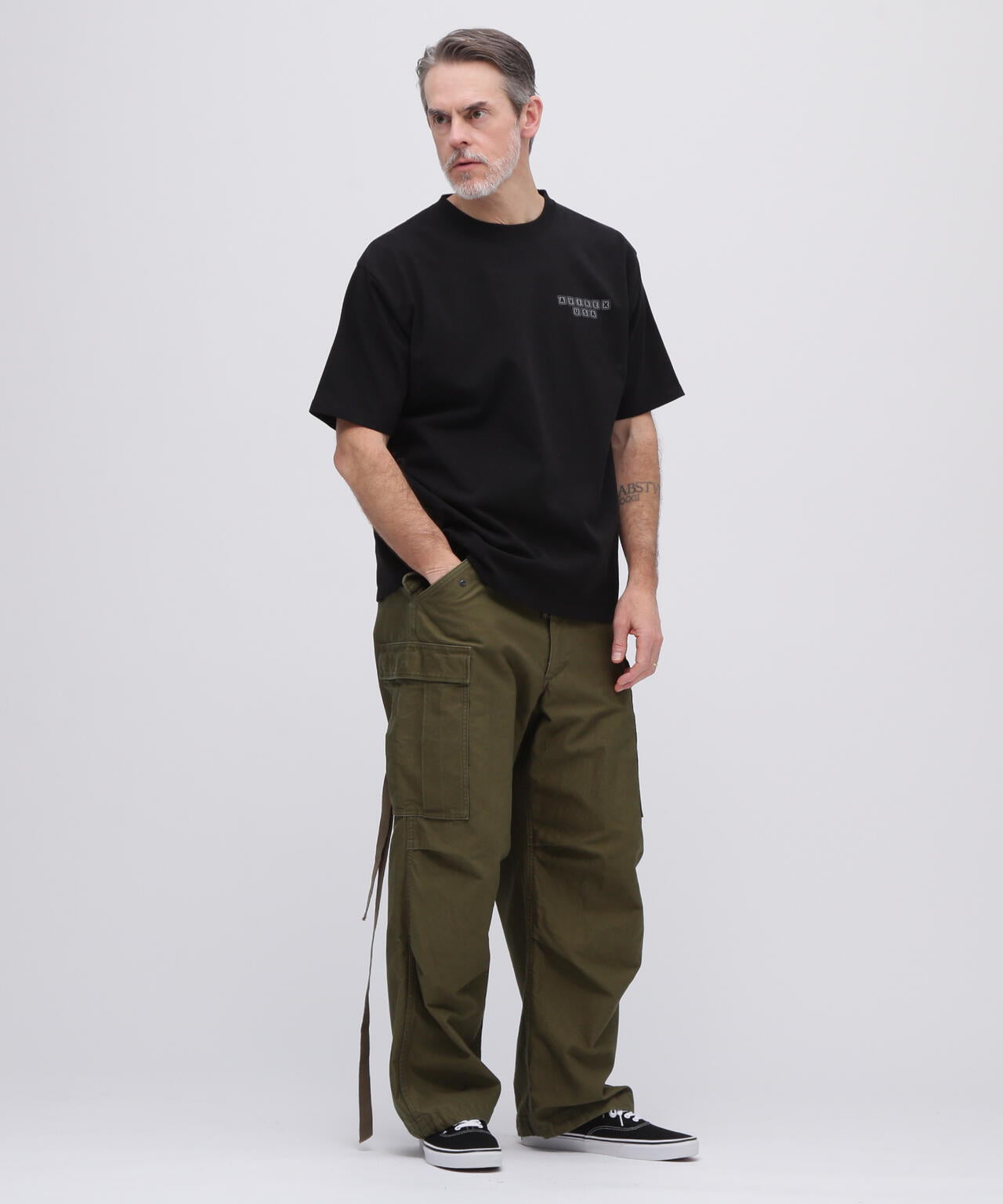 《WEB限定》CAMO KEYBOARD T-SHIRT "AVIREX" / カモ キーボード 半袖Tシャツ / AVIREX /
