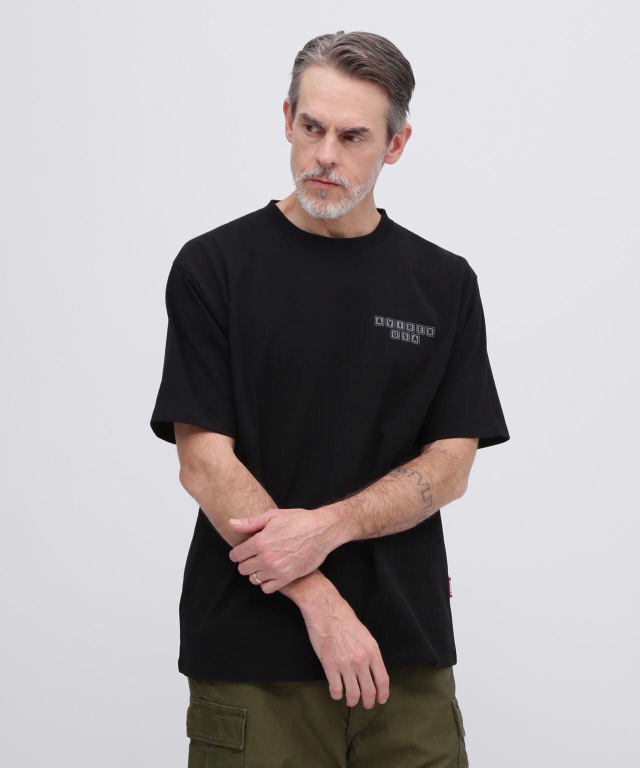 《WEB限定》CAMO KEYBOARD T-SHIRT "AVIREX" / カモ キーボード 半袖Tシャツ / AVIREX /