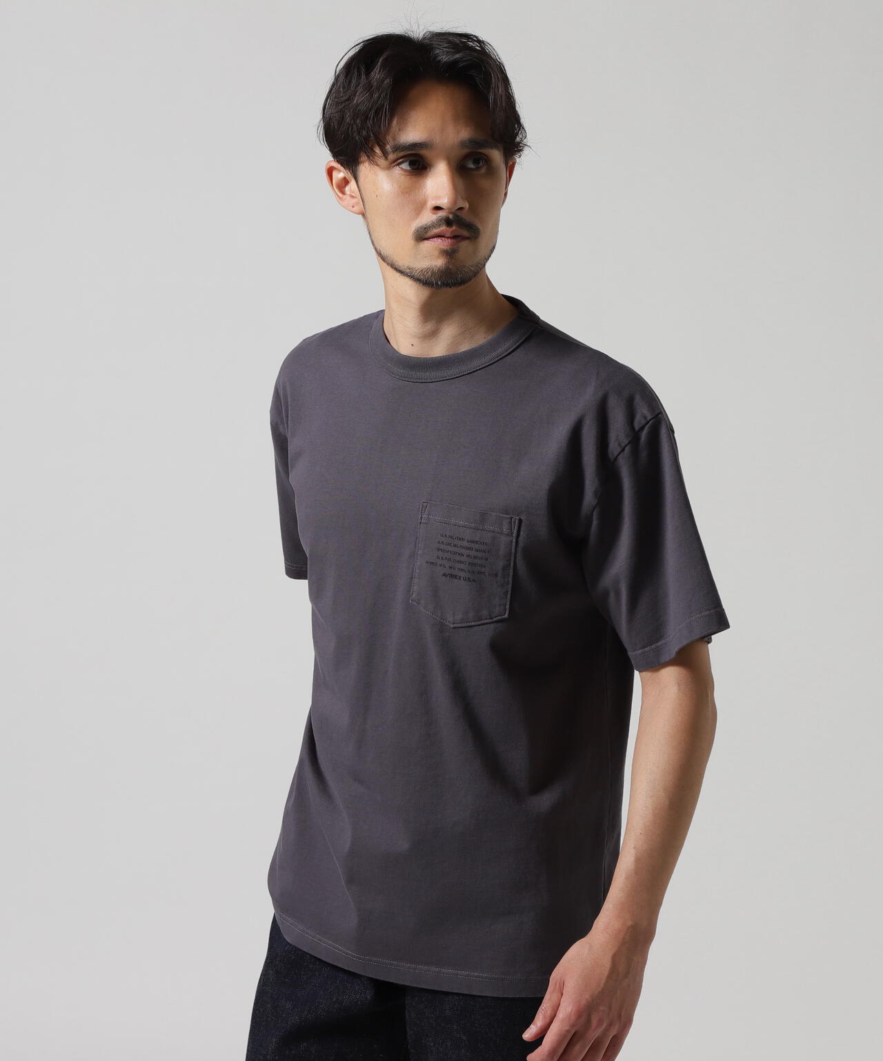 MIL. STENCIL OFFICIAL LOGO T-SHIRT / ステンシル オフィシャルロゴ 半袖Tシャツ