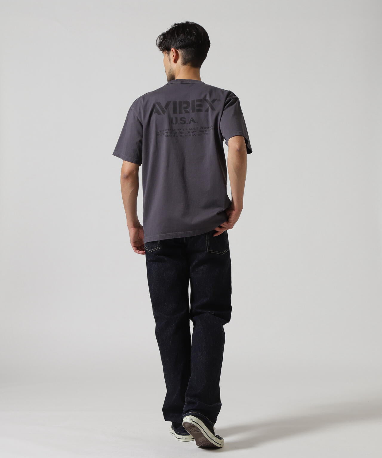 MIL. STENCIL OFFICIAL LOGO T-SHIRT / ステンシル オフィシャルロゴ 半袖Tシャツ
