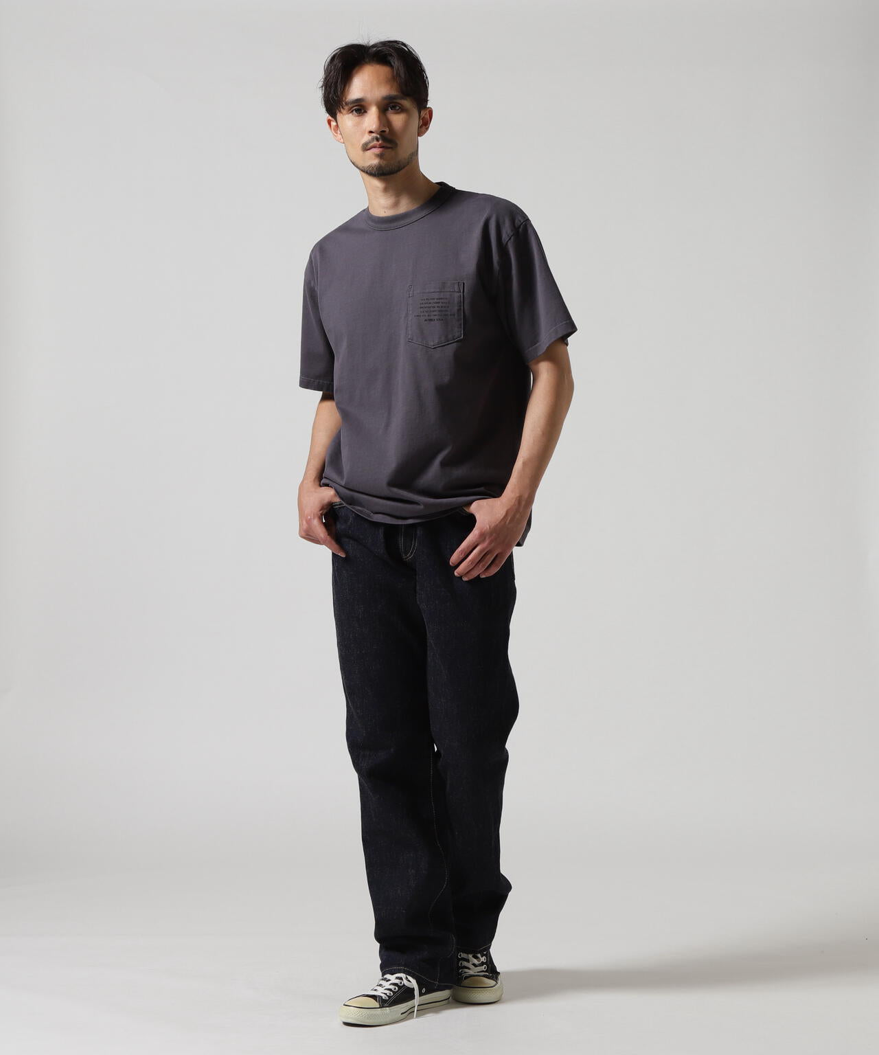 MIL. STENCIL OFFICIAL LOGO T-SHIRT / ステンシル オフィシャルロゴ 半袖Tシャツ