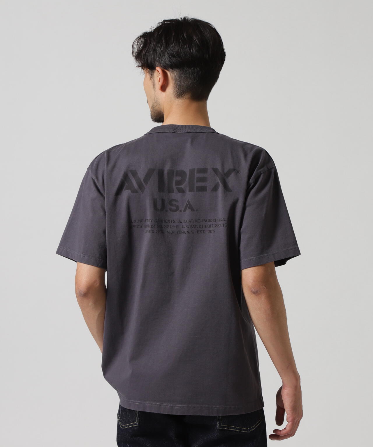 MIL. STENCIL OFFICIAL LOGO T-SHIRT / ステンシル オフィシャルロゴ 半袖Tシャツ