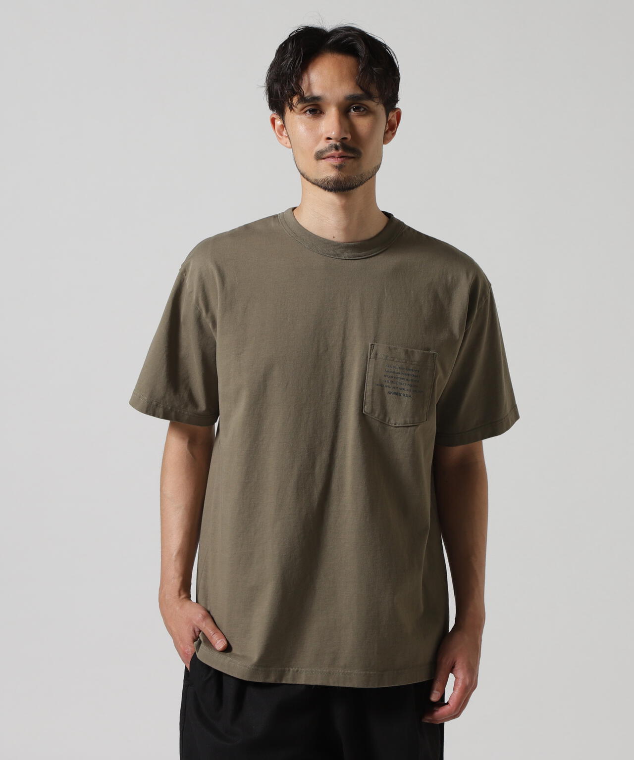 MIL. STENCIL OFFICIAL LOGO T-SHIRT / ステンシル オフィシャルロゴ 半袖Tシャツ