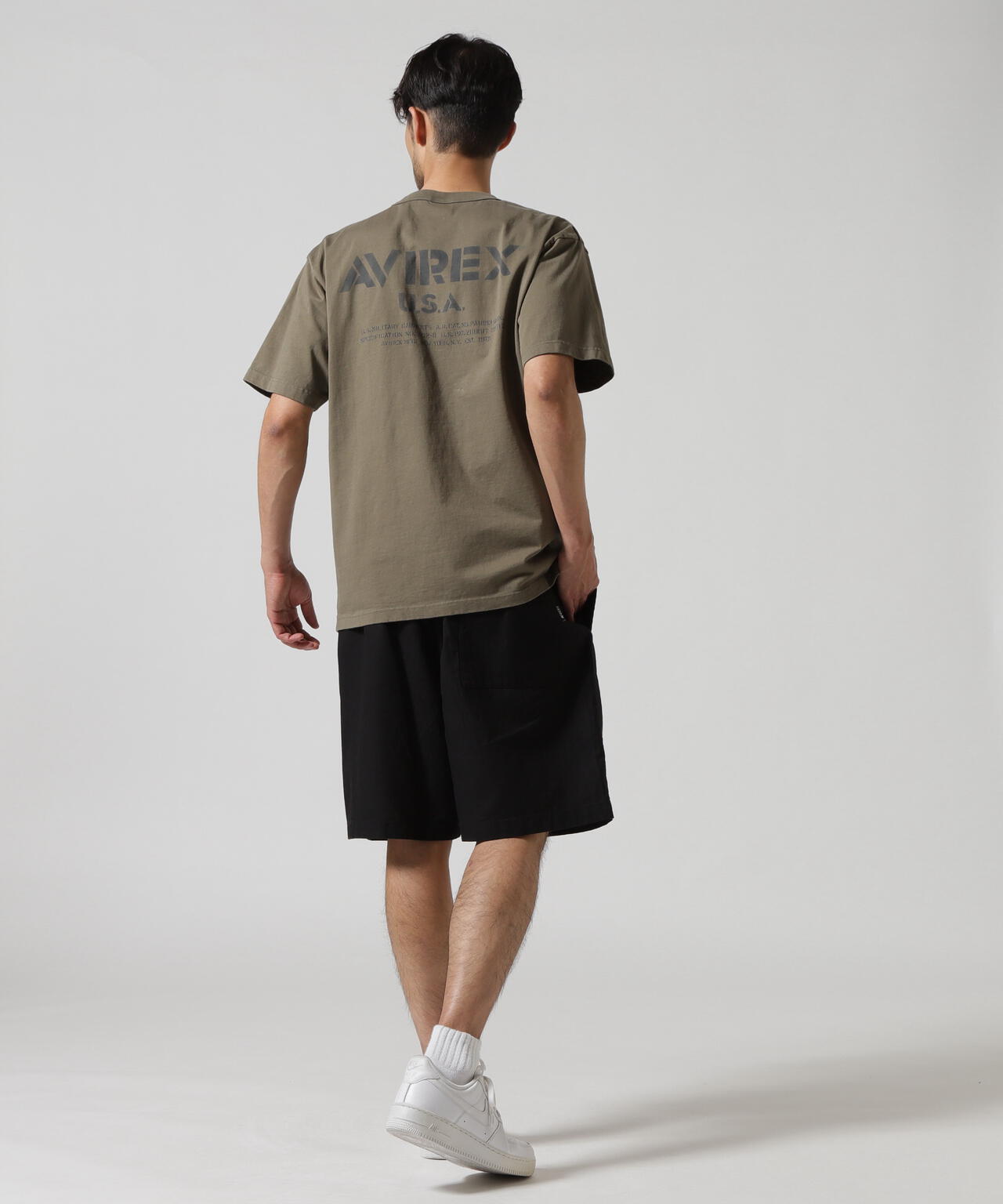 MIL. STENCIL OFFICIAL LOGO T-SHIRT / ステンシル オフィシャルロゴ 半袖Tシャツ