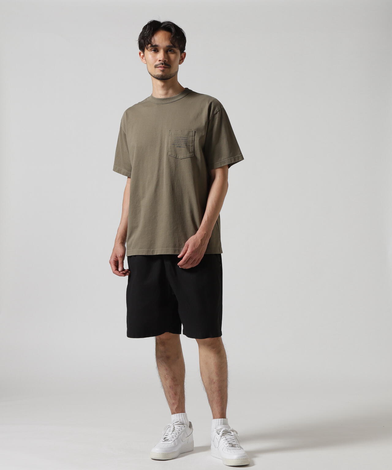 MIL. STENCIL OFFICIAL LOGO T-SHIRT / ステンシル オフィシャルロゴ 半袖Tシャツ