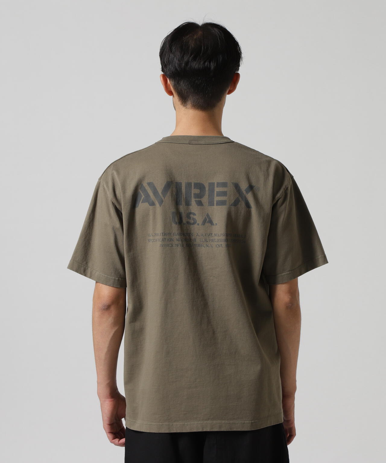 MIL. STENCIL OFFICIAL LOGO T-SHIRT / ステンシル オフィシャルロゴ 半袖Tシャツ