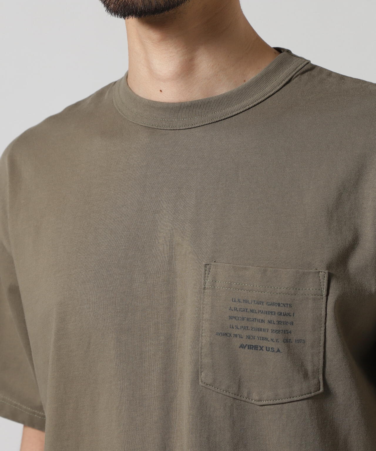 MIL. STENCIL OFFICIAL LOGO T-SHIRT / ステンシル オフィシャルロゴ 半袖Tシャツ